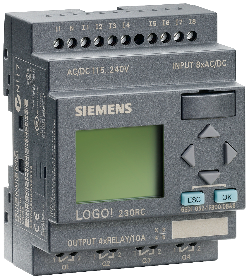 Siemens Industry 6ED10521FB000BA6 72 x 55 x 90 mm 115/230 VAC/VDC 8-Input/4-Output PLC Module Siemens Industry 6ED10521FB000BA6 72 x 55 x 90 mm 115/230 VAC/VDC 8-Input/4-Output PLC Module
