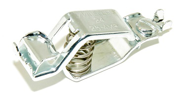 Selecta Products SC-24A-BX 3/4 Inch Jaw Opening 25 Amp Cadmium Plated Steel Battery Clip Product image for Selecta Products SC-24A-BX 3/4 Inch Jaw Opening 25 Amp Cadmium Plated Steel Battery Clip