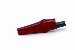 Selecta Products SC-63C-BG 5/16 Inch Opening 10 Amp Factory Insulated Red/Black Copper Alligator Clip with Screw Connector Selecta Products SC-63C-BG 5/16 Inch Opening 10 Amp Factory Insulated Red/Black Copper Alligator Clip with Screw Connector