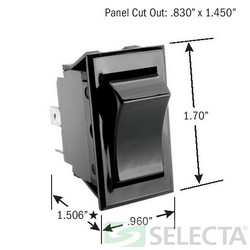 SEL-SW SS1104-A-125-BG 15A DPST SW SEL-SW SS1104-A-125-BG 15A DPST SW