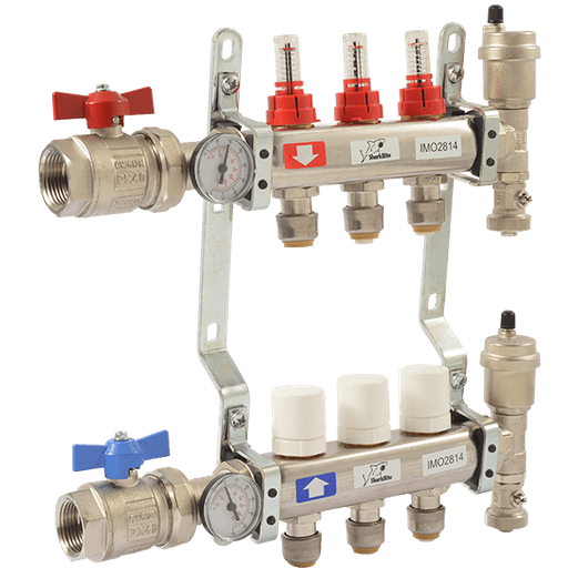 Radiant Heating Manifold - 3 Loop