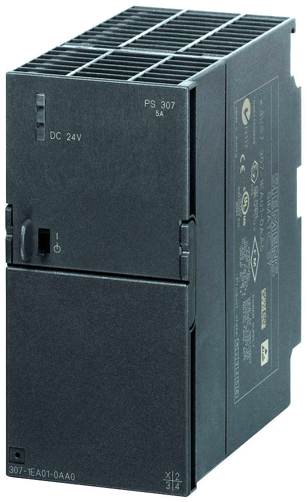 Siemens Industry 6ES73071EA010AA0 120 to 230 VAC Input 24 VDC 5 Amp Output Stabilized Power Supply Siemens Industry 6ES73071EA010AA0 120 to 230 VAC Input 24 VDC 5 Amp Output Stabilized Power Supply