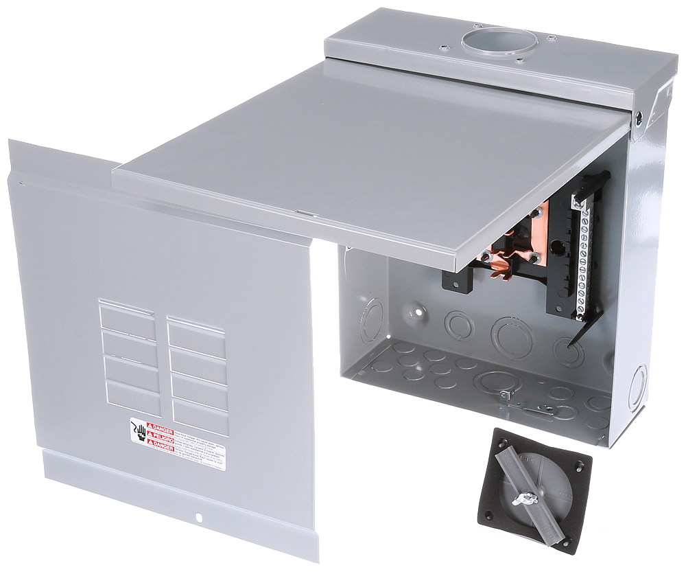 Product image for Siemens W0816ML1125CU 120/240 VAC 125 Amp 8-16 Circuit 1-Phase 3-Wire NEMA 3R Main Lug Load Center