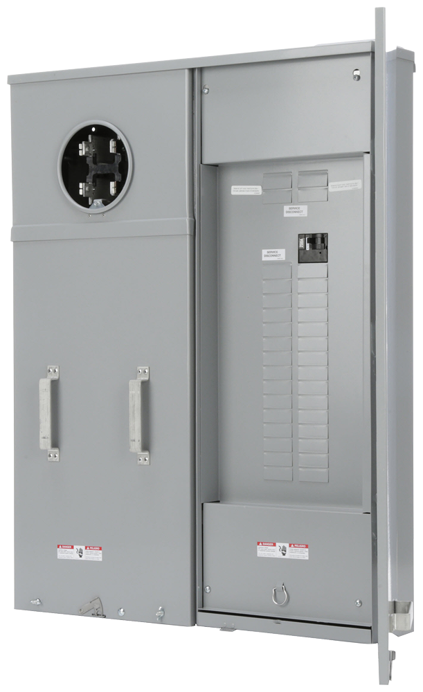 Product image for Siemens MC3042B1400SD 120/240 VAC 400 Amp 1-Phase 3-Wire Combination Meter Load Center