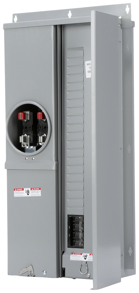Product image for Siemens MC2040B1200EFC 120/240 VAC 200 Amp 1-Phase 3-Wire Ring Type Combination Meter Load Center