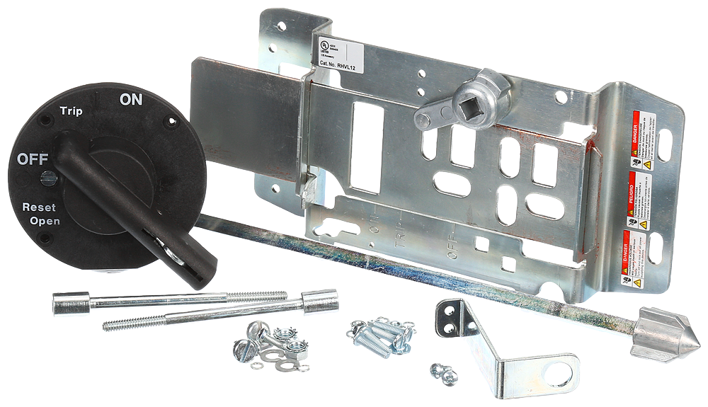Product image for Siemens RHVL12 NEMA 1/3R/12 Door Mount Variable Depth Circuit Breaker Rotary Handle Operator Kit