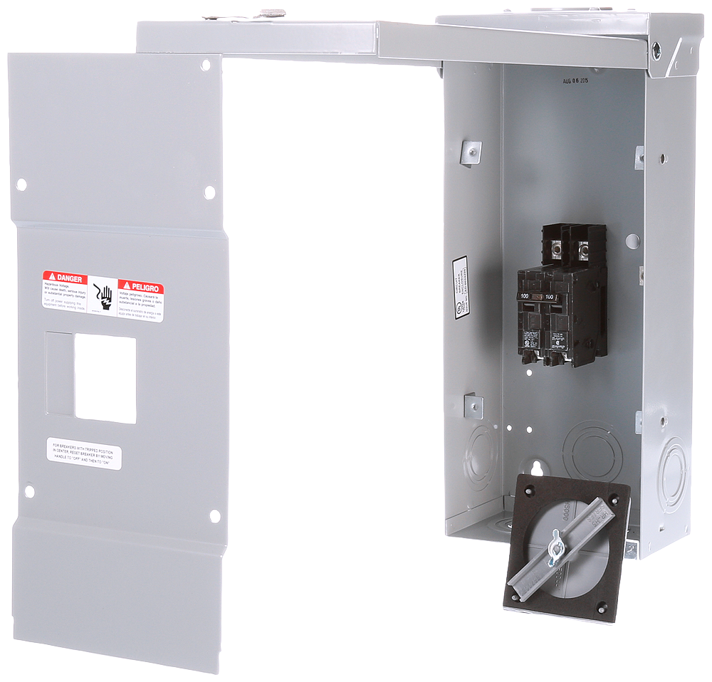 Product image for Siemens W0202MB1100CU 120/240 VAC 100 Amp 1-Phase 3-Wire NEMA 3R Main Breaker Load Center