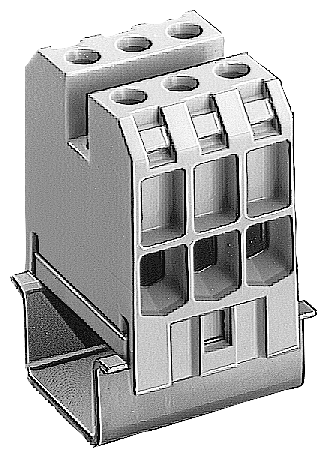 Product image for Siemens 8WA1304 TERMINAL BLOCK,3-TERM,3