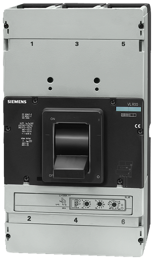 Product image for Siemens HMG3F800 BREAKER VL 3P 800A 480