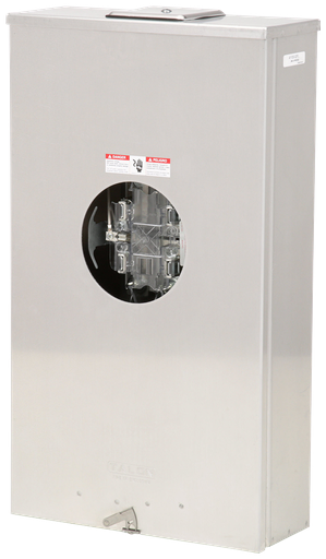 Product image for Siemens 41105-02FL 600 VAC 320 Amp 1-Phase 3-Wire 5-Jaw 1-Position Lever Bypass Ringless Meter Mounting Equipment