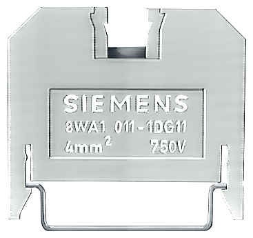 Product image for Siemens 8WA1011-1BG24 TERM BLOCK,SCREW,