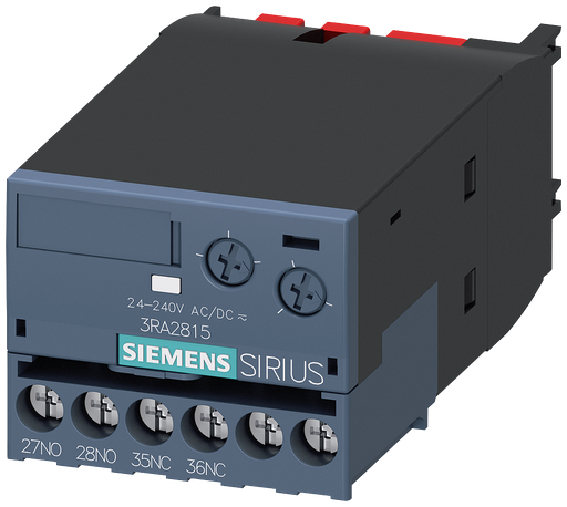 Product image for Siemens 3RA28151FW10 TIMING RELAY MOD S