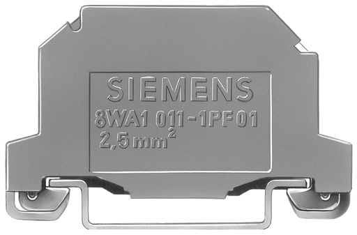 Product image for Siemens Industry 8WA1011-1PF11 800 Volt 24 Amp Green/Yellow Thermoplastic Screw Terminal Feed-Through Terminal Block