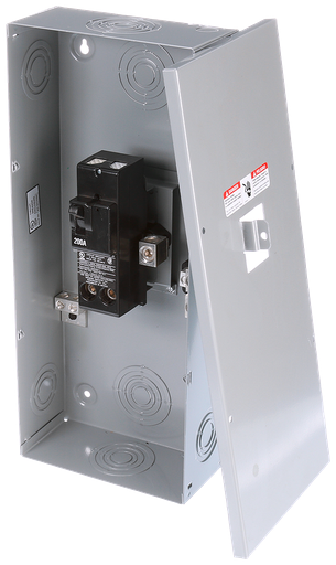Product image for Siemens E0202MB1200 8-1/2 x 4 x 19-3/8 Inch 120/240 VAC 200 Amp NEMA 1 Enclosure