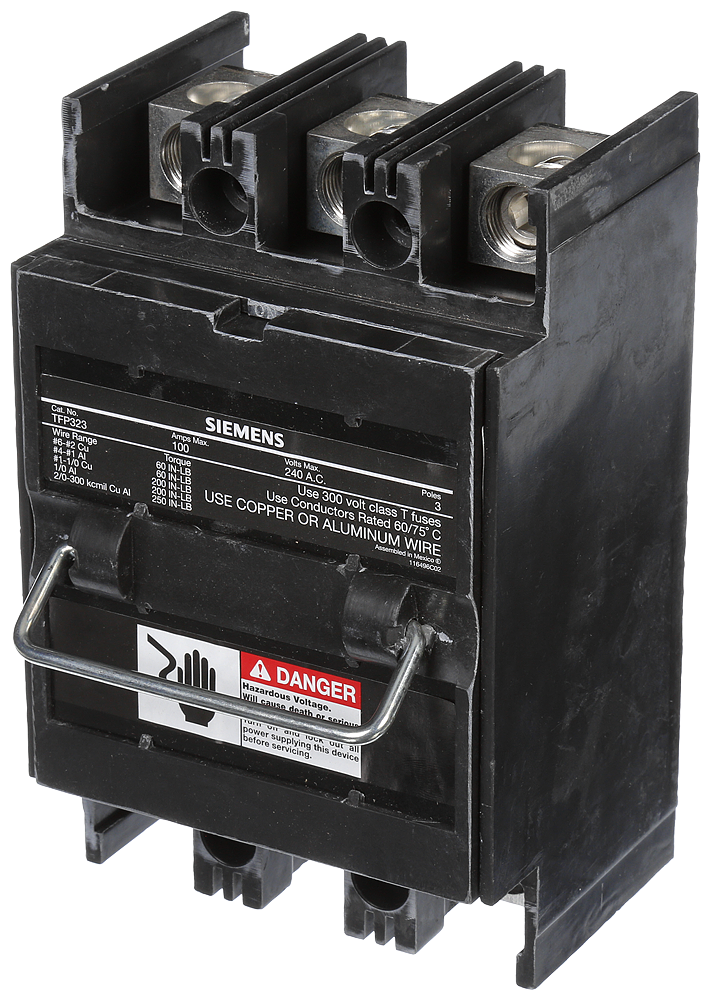 Siemens TFAK72 240 Volt 800 Amp Class T Safety Switch Fuse Adapter Kit