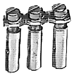 Product image for Siemens 8WA1852 LINK RAIL, 4 TERMINALS,