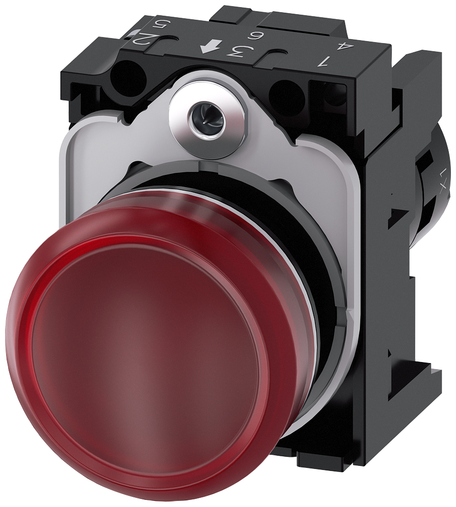 Product image for Siemens 3SU12016AC201AA0 INDICATOR LIGH