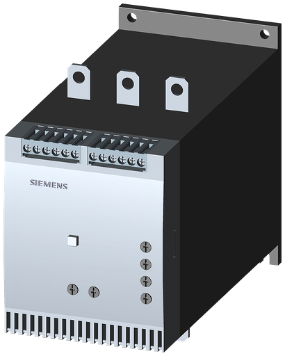 Product image for Siemens 3RW4055-6BB34 200 to 460 VAC 134 Amp 3-Pole 2NO 1CO Soft Starter