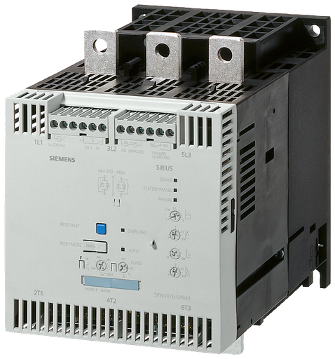 Product image for Siemens 3RW4076-6BB35 SOFT START,385A,3