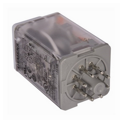 Product image for Siemens 3TX7112-1LC13 24 VAC 16 Amp DPDT Plug-In Relay