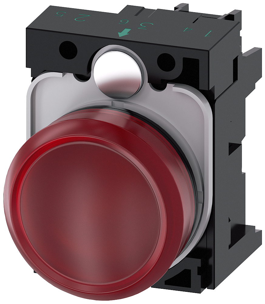 22mm NEW Surplus! Advance Controls 104409 Round Red Pilot Light 250V