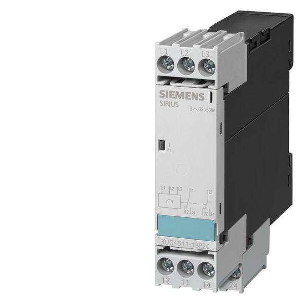 Siemens Industry 3UG4513-1BR20 160 to 690 VAC 450 ms 2CO 3-Pole Voltage Monitoring Relay Siemens Industry 3UG4513-1BR20 160 to 690 VAC 450 ms 2CO 3-Pole Voltage Monitoring Relay