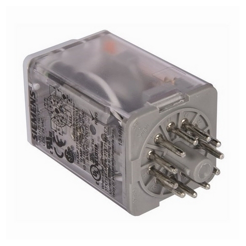 Product image for Siemens 3TX7112-1NC13 24 VAC 16 Amp 3PDT Plug-In Relay