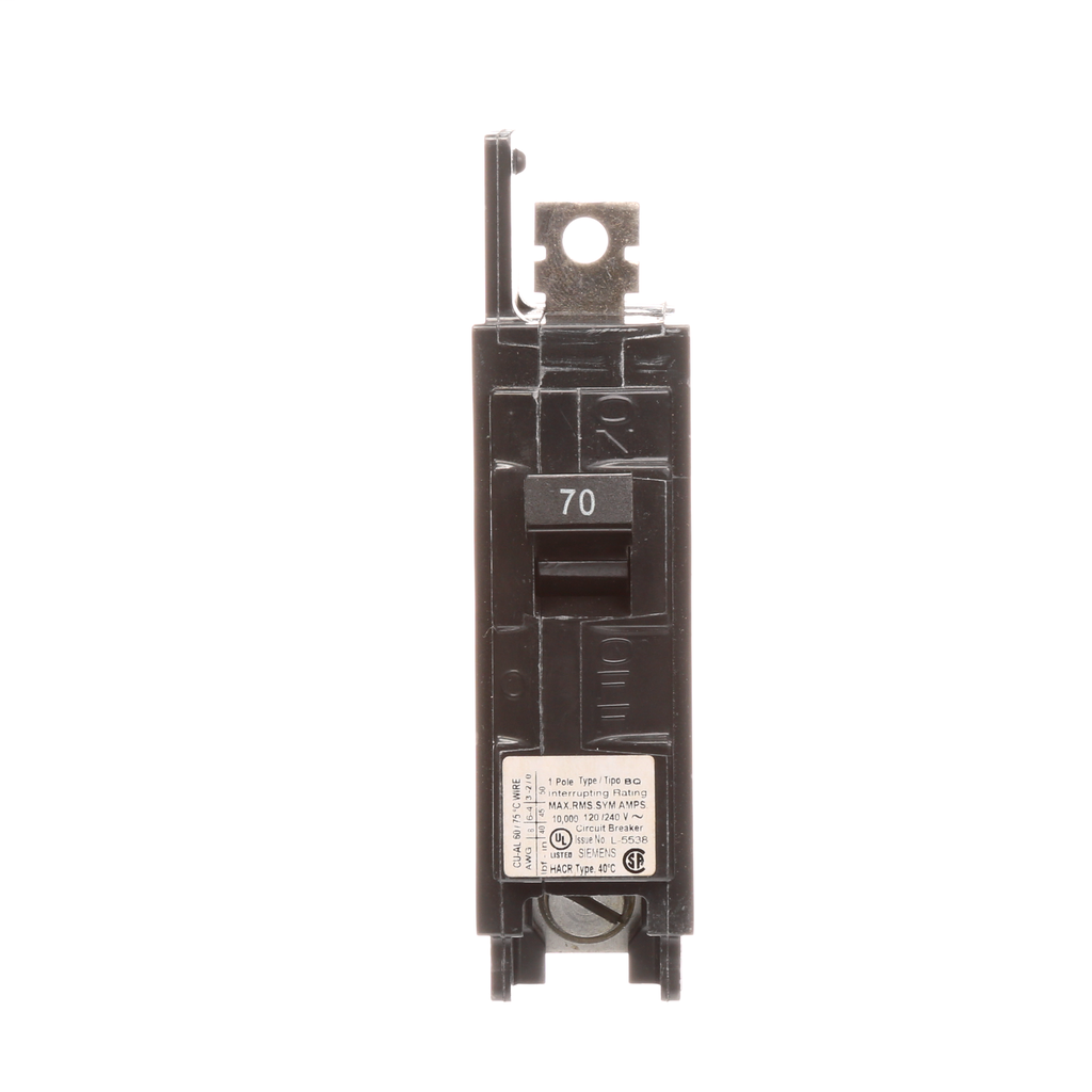 Siemens Ca BQ1B070 DISJ. BQ,TM,1P,1 Siemens Ca BQ1B070 DISJ. BQ,TM,1P,1