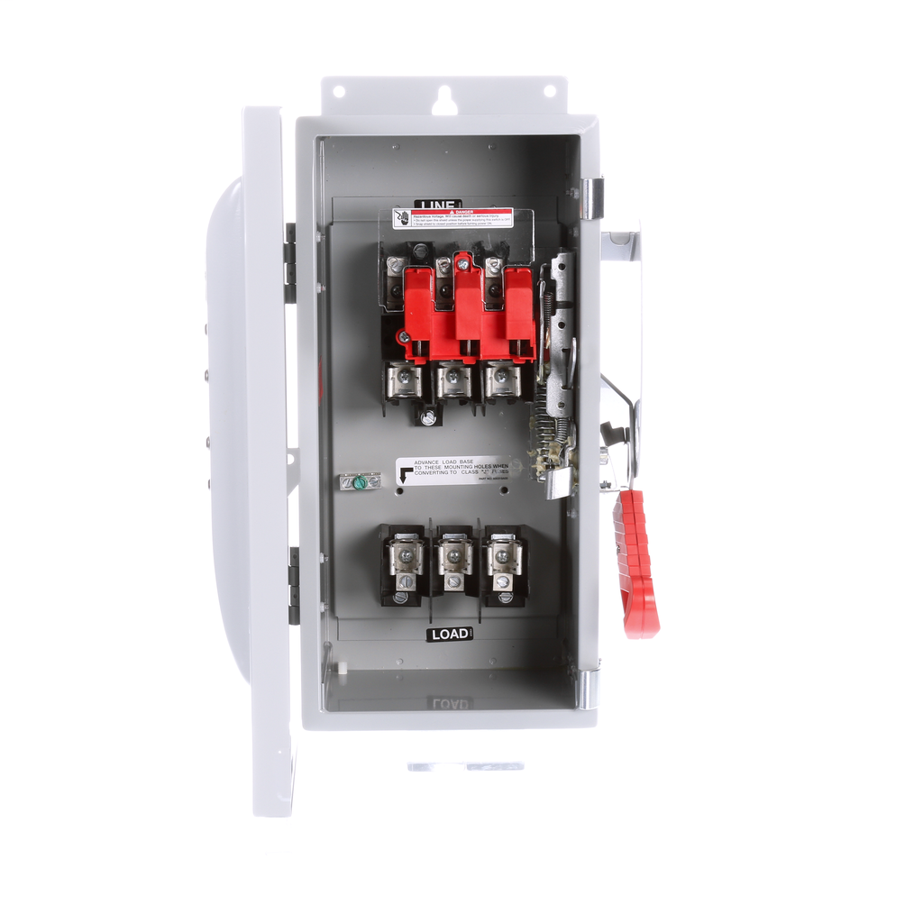 Siemens Industry HF361JW 240/480/600 VAC/250 VDC 30 Amp 3-Pole 3-Wire NEMA 3R/3S/12 Heavy Duty Fusible Safety Switch Siemens Industry HF361JW 240/480/600 VAC/250 VDC 30 Amp 3-Pole 3-Wire NEMA 3R/3S/12 Heavy Duty Fusible Safety Switch