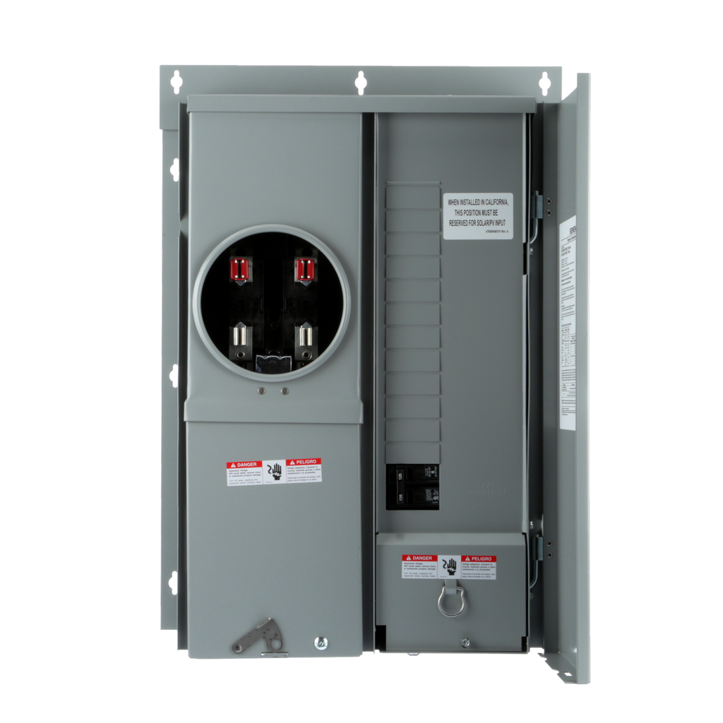 Siemens Industry MC1224B1125EFC EUSERC 125 Amp 12-Space 24-Circuit OH/UG Flush Mount Meter Center Siemens Industry MC1224B1125EFC EUSERC 125 Amp 12-Space 24-Circuit OH/UG Flush Mount Meter Center