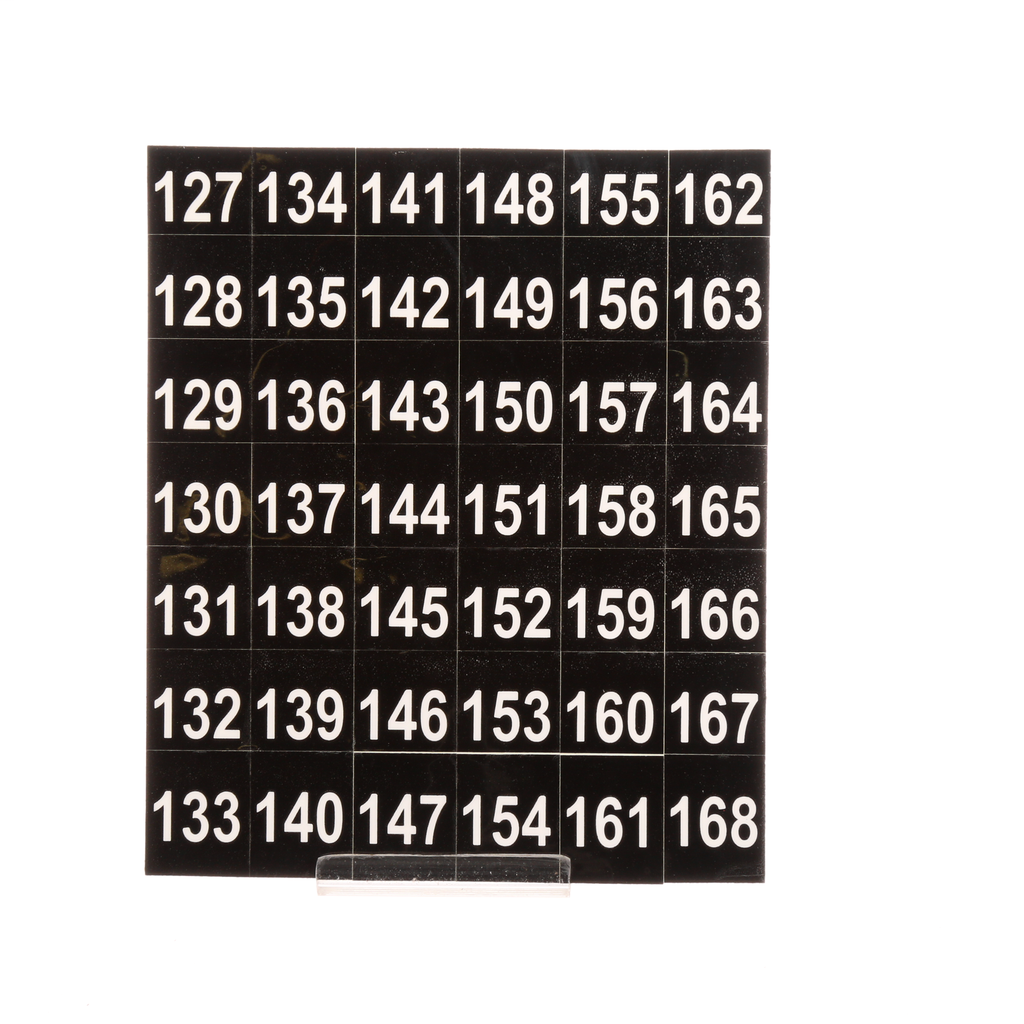 Siemens Industry NBK06 20/Box Legend 127 to 168 Panelboard Number Strip Siemens Industry NBK06 20/Box Legend 127 to 168 Panelboard Number Strip