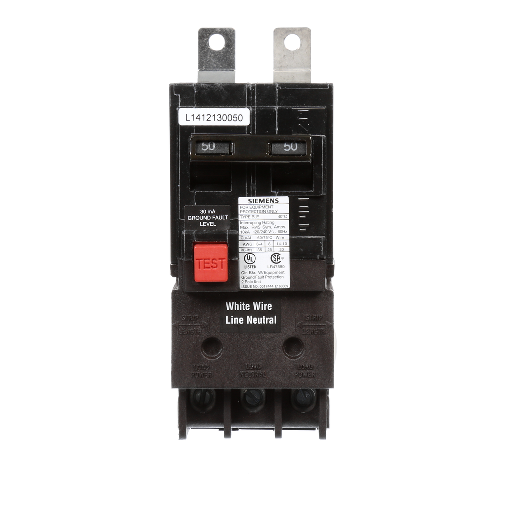 Siemens Ca BE250 BLE,TM,2P,120/240V Siemens Ca BE250 BLE,TM,2P,120/240V