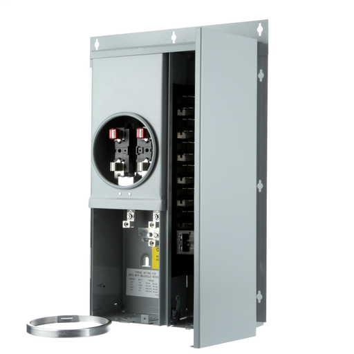 Siemens MC1224B1125EFC EUSERC 125 Amp 12Space 24Circuit OH/UG Flush Mount Meter Center, 23.6