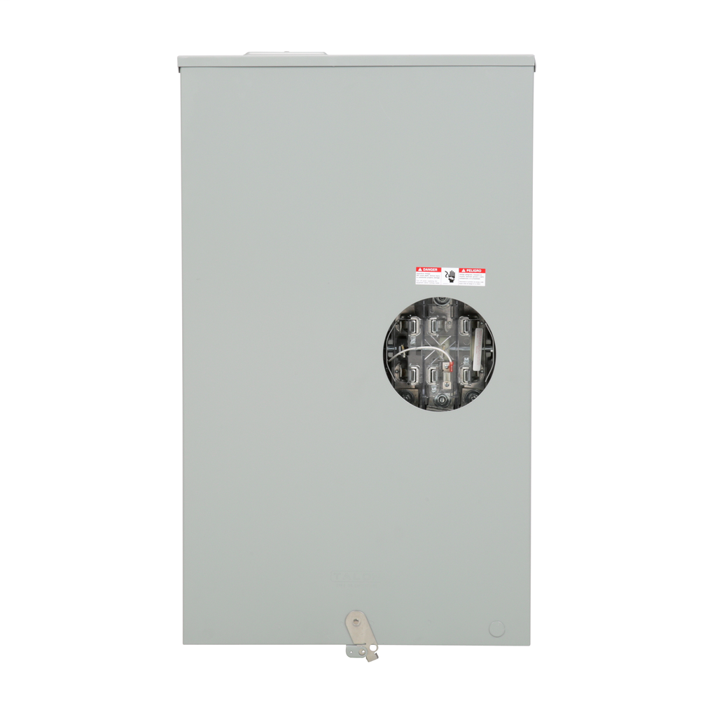 Product image for Siemens 48707-82 Talon 320 Amp 7-Jaw OH/UG Ringless Lever Bypass Meter Socket