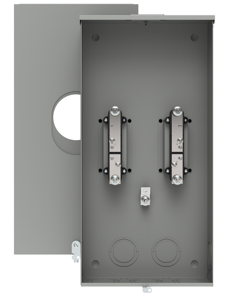 Product image for Siemens 9810-8507 Talon 400 Amp 4-Terminal 1-Position Ringless Type K-4UT Meter Socket