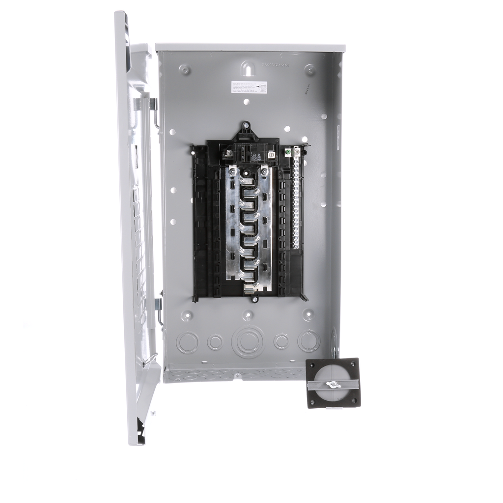 Product image for Siemens SW2020B1100 120/240 VAC 100 Amp 1-Phase 3-Wire NEMA 3R Main Breaker/Convertible Load Center
