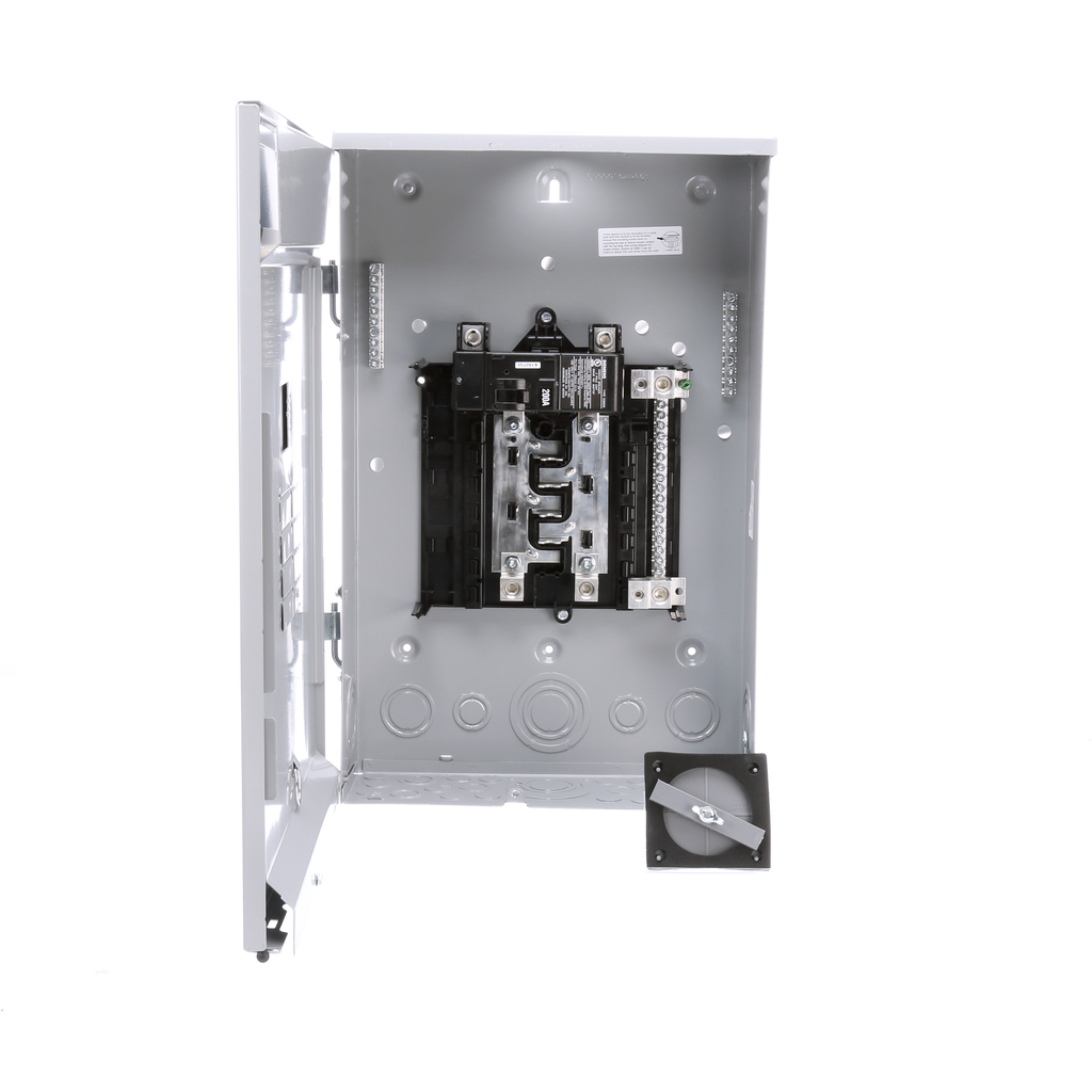 Product image for Siemens PW0816B1200TC 120/240 VAC 200 Amp 8-16 Circuit 1-Phase 3-Wire Main Breaker Load Center