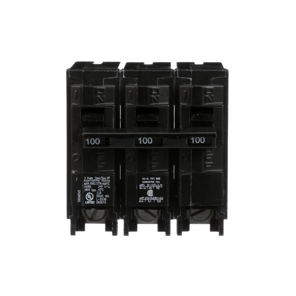 Siemens Industry MBK3100 240 Volt 100 Amp 3-Phase 10 kA Load Center Main Breaker Kit Siemens Industry MBK3100 240 Volt 100 Amp 3-Phase 10 kA Load Center Main Breaker Kit