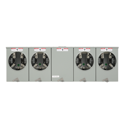 Product image for Siemens UA4311-0PZA 600 VAC 100 Amp 1-Phase 3-Wire 4-Jaw 4-Position Horn Bypass Ringless Meter Mounting Equipment