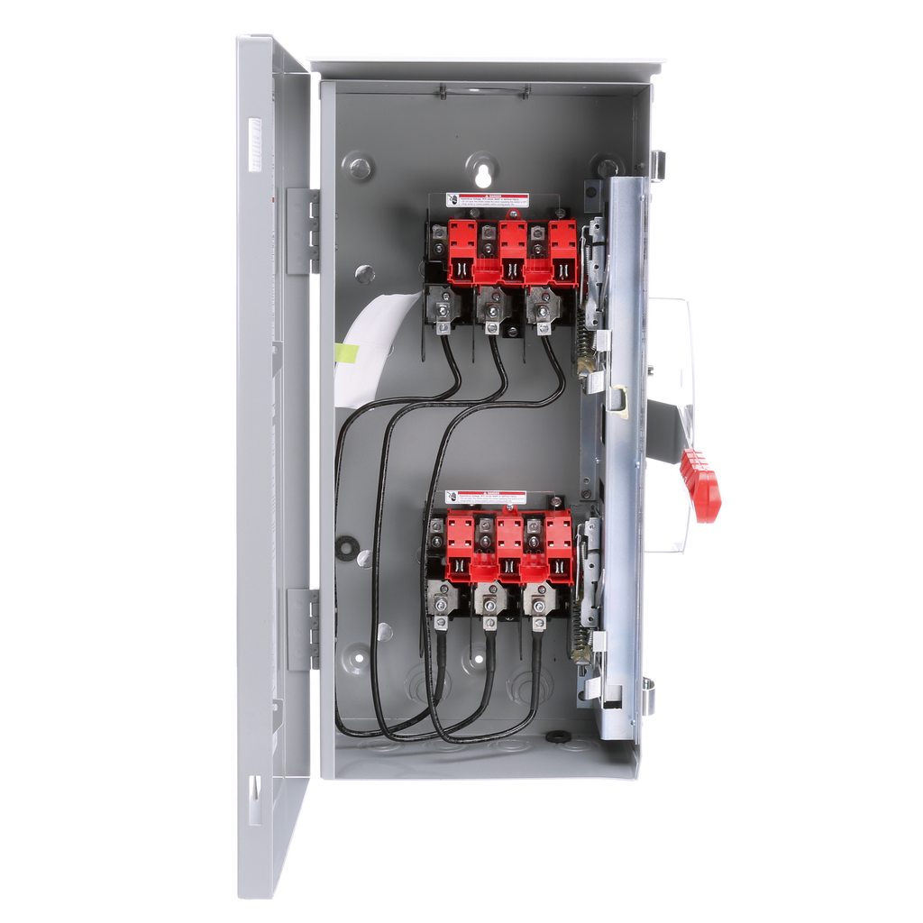Siemens Industry DTNF362R 600 VAC/250 VDC 60 Amp 3-Pole 3-Wire NEMA 3R Heavy Duty Non-Fusible Safety Switch Siemens Industry DTNF362R 600 VAC/250 VDC 60 Amp 3-Pole 3-Wire NEMA 3R Heavy Duty Non-Fusible Safety Switch