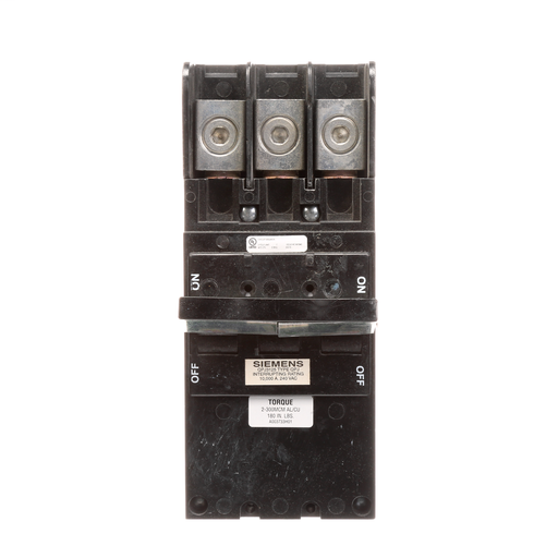 Product image for Siemens QPJ3125 3-Pole 125 Amp 240 Volt 10 K Plug-In Circuit Breaker