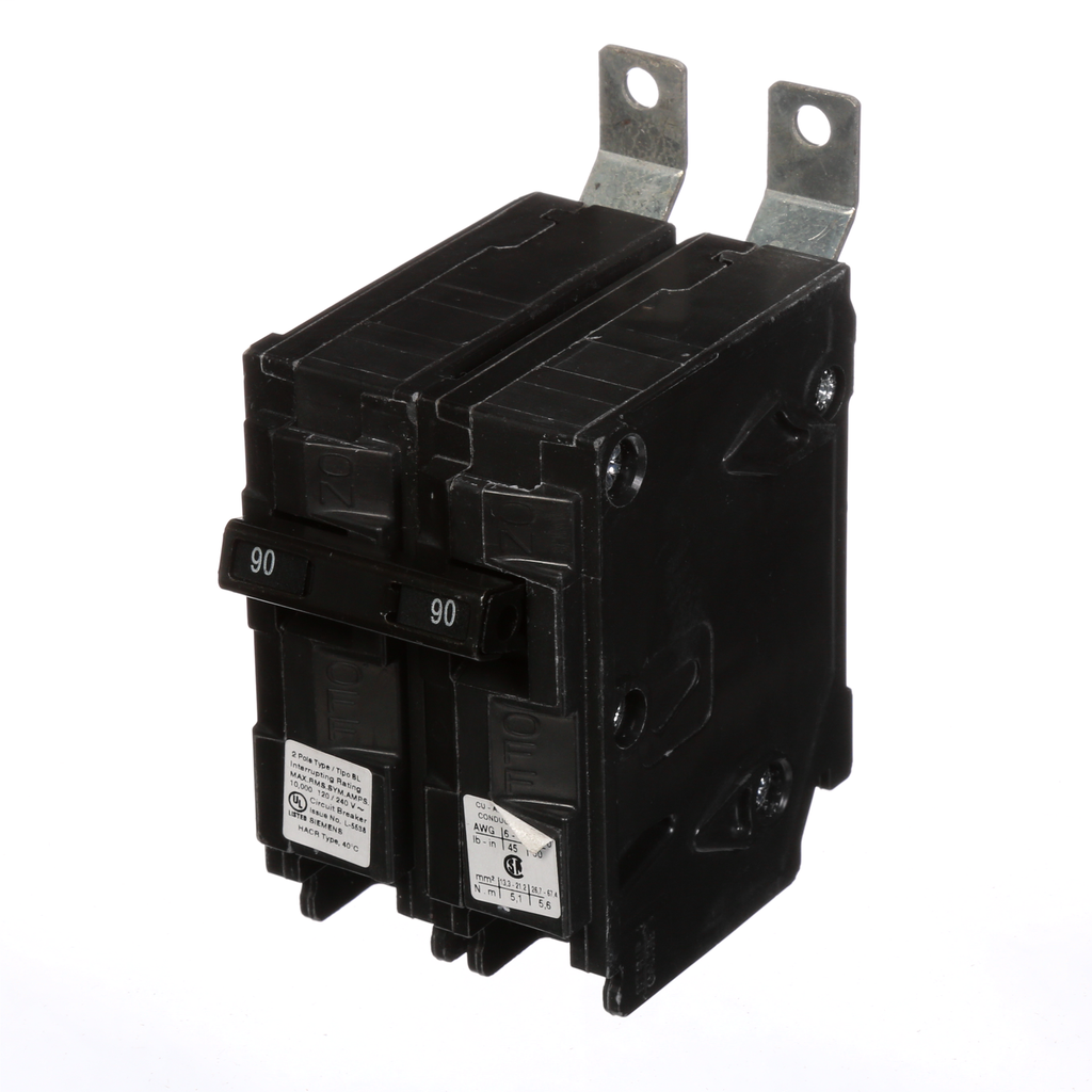 B290 BOLT-ON CIRCUIT BREAKER BREAKER 90A 2P 120/240V 10K BL 
