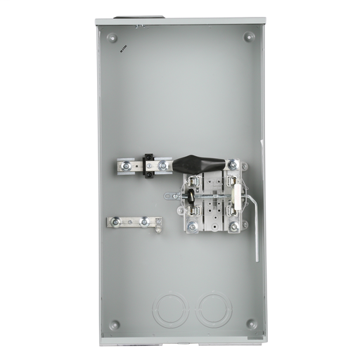 Product image for Siemens 48104-02 600 VAC 320 Amp 1-Phase 3-Wire 4-Jaw 1-Position Lever Bypass Ringless Meter Mounting Equipment