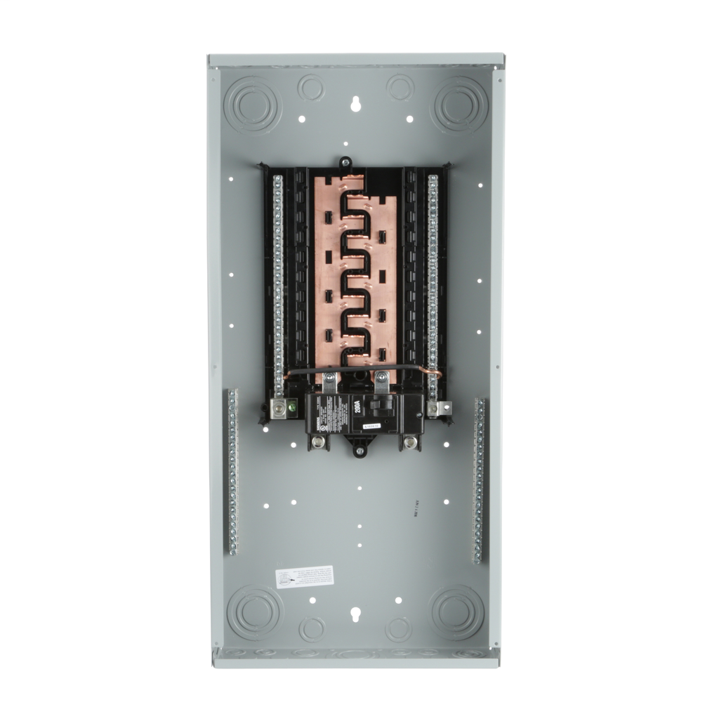 Product image for Siemens P2040B1200CU 120/240 VAC 200 Amp 1-Phase 3-Wire NEMA 1 Main Breaker/Convertible Load Center