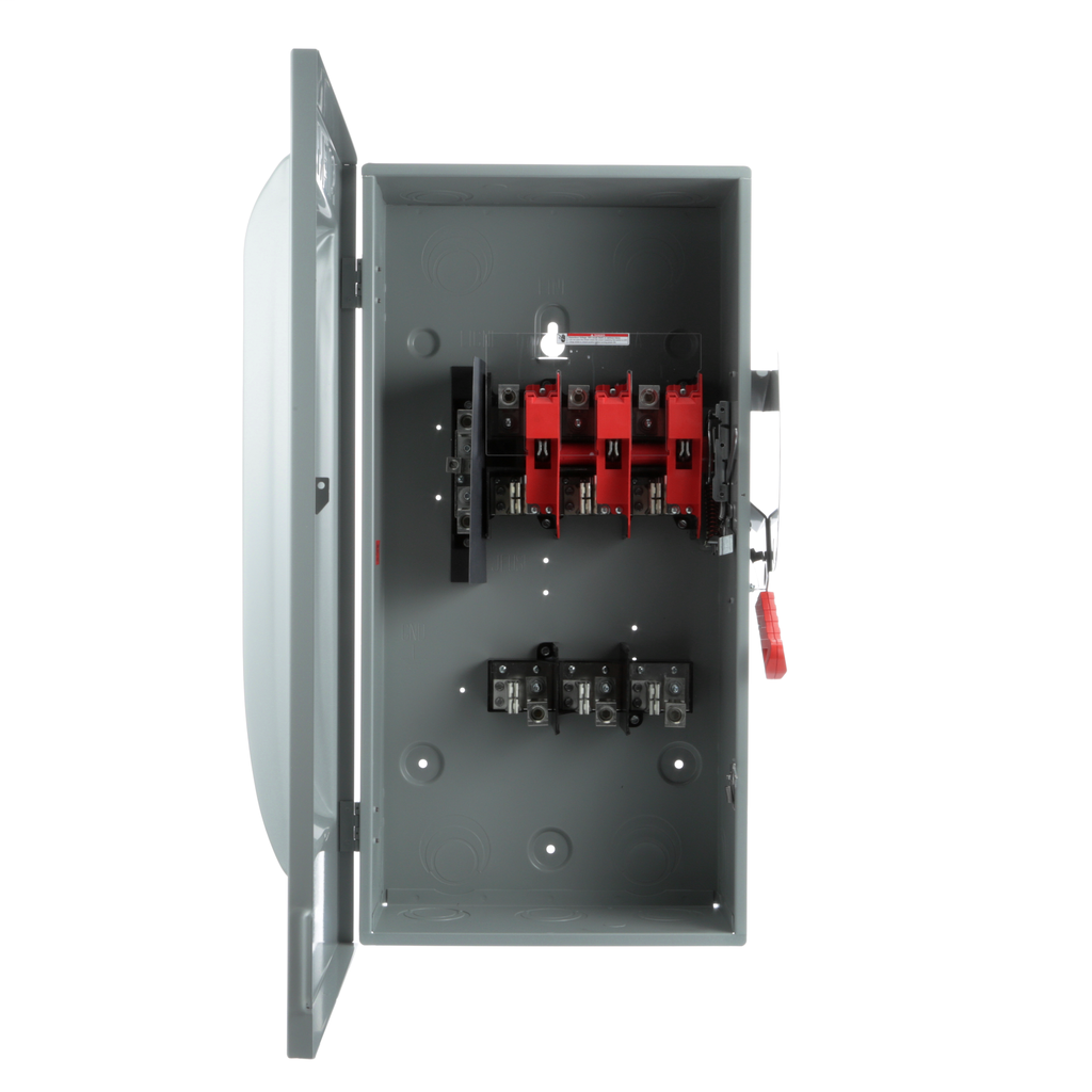 Siemens Industry HF364N 480/600 VAC/250/600 VDC 200 Amp 3-Pole 4-Wire NEMA 1 Heavy Duty Fusible Safety Switch Siemens Industry HF364N 480/600 VAC/250/600 VDC 200 Amp 3-Pole 4-Wire NEMA 1 Heavy Duty Fusible Safety Switch