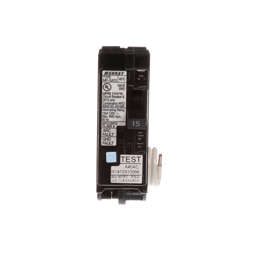 S-A MP115DFP BK MP-GAT2 AFCI/GFCI 1 S-A MP115DFP BK MP-GAT2 AFCI/GFCI 1
