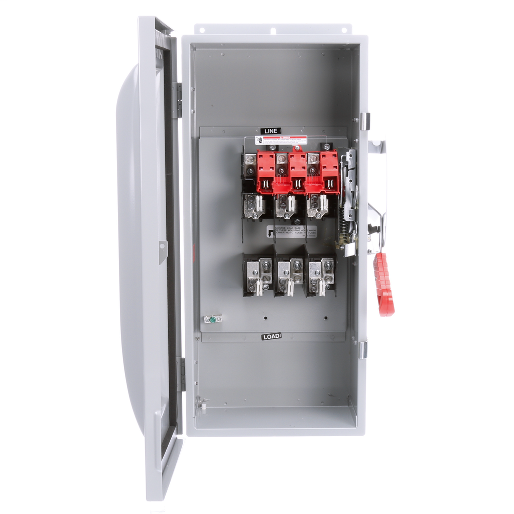 Siemens Industry HF323J 240 VAC/250 VDC 100 Amp 3-Pole 3-Wire NEMA 3R/3S/12 Heavy Duty Fusible Safety Switch Siemens Industry HF323J 240 VAC/250 VDC 100 Amp 3-Pole 3-Wire NEMA 3R/3S/12 Heavy Duty Fusible Safety Switch