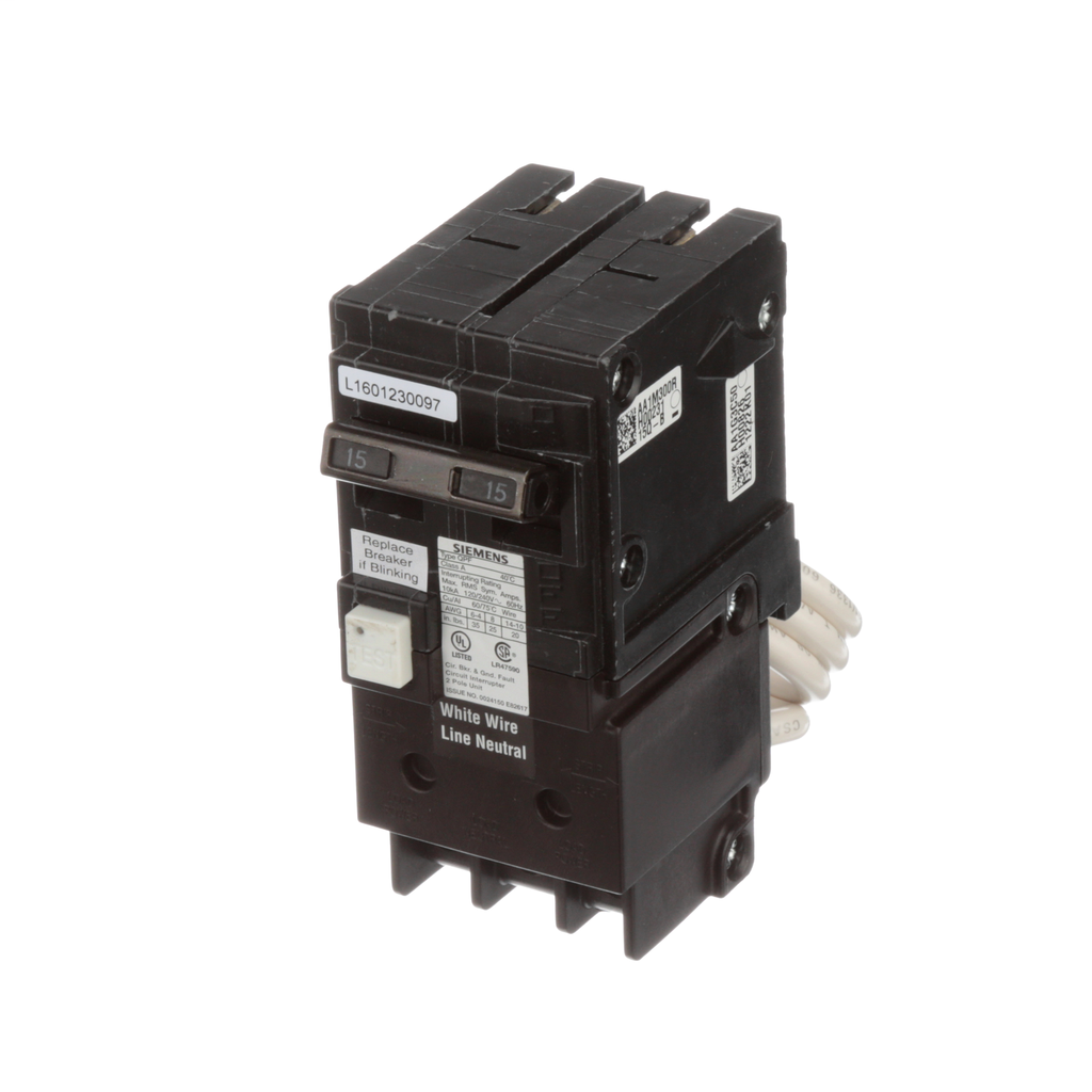 Siemens QF215A 2P 15A 120/240V GFI Circuit Breaker | Quality Electrical