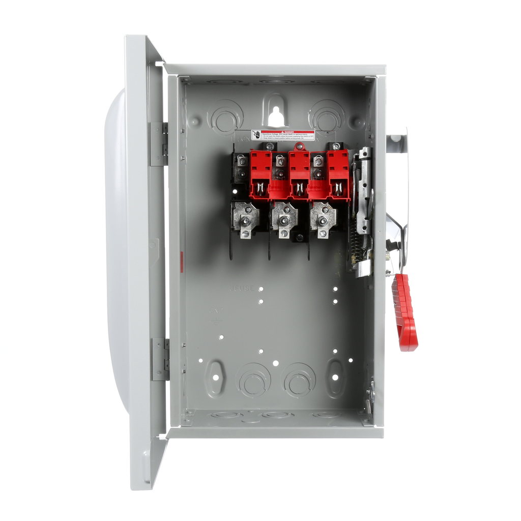 Siemens Industry HNF362 240/480/600 VAC 250/600 VDC 60 Amp 3-Pole 3-Wire NEMA 1 Heavy Duty Non-Fusible Safety Switch Siemens Industry HNF362 240/480/600 VAC 250/600 VDC 60 Amp 3-Pole 3-Wire NEMA 1 Heavy Duty Non-Fusible Safety Switch