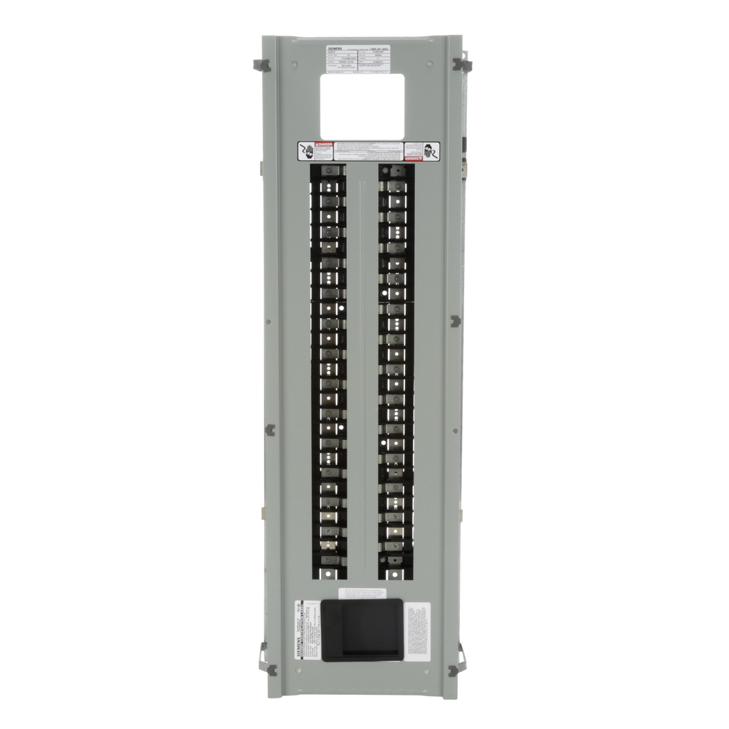 Siemens Industry P1A54MC250AT 120/240 Volt 250 Amp 1-Phase 3-Wire Aluminum Bus Convertible Main Panelboard Interior Siemens Industry P1A54MC250AT 120/240 Volt 250 Amp 1-Phase 3-Wire Aluminum Bus Convertible Main Panelboard Interior